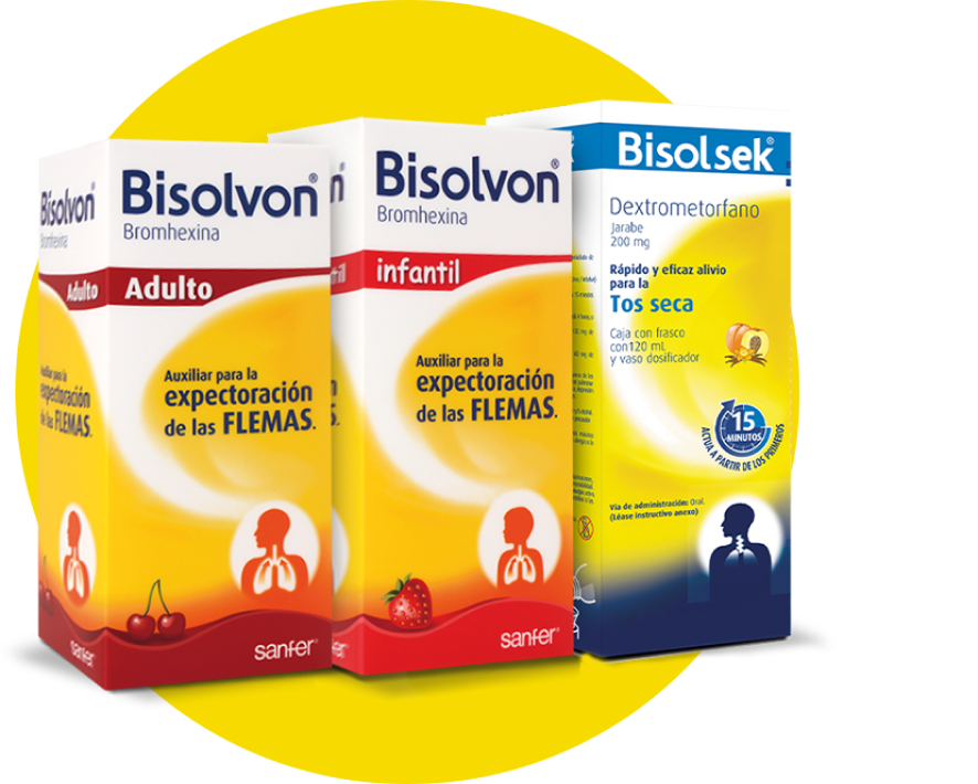 Productos Bisolvon y Bisolsek